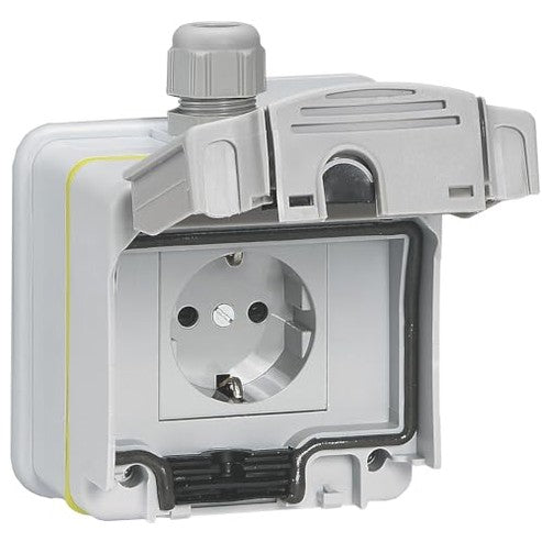 Legrand - Green' Up Electric Car Socket, 1-Phase, 8-16A, 3.7 kW