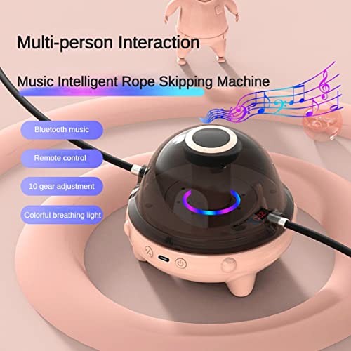 Supwell - LED Counter Jump Rope Machine with Bluetooth, 1-10 Speed Levels, Remote Control