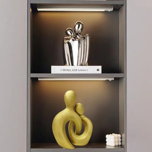 Yahu Lando - Modern Couple Sculptures for Home Decor, Gold Anniversary Gifts