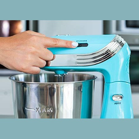 Cecotec - Easy Pastry Processor with 3L Steel Bowl, 5 Functions, 6 Speeds