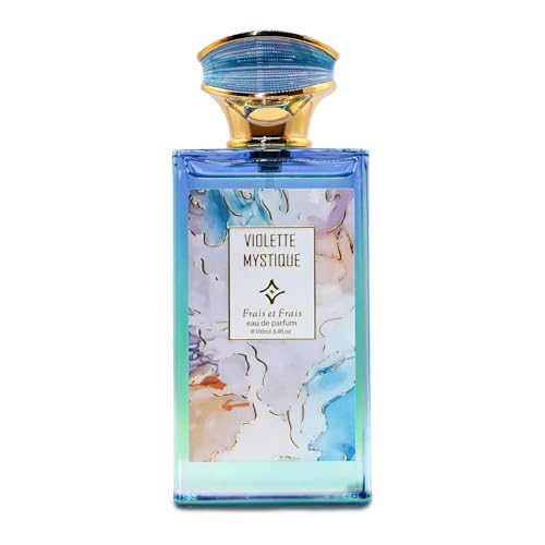 Frais et Frais Violette Mystique Perfume 100ML - Eau de Parfum - Women's Floral Citrus Woody Fragrance with Rose, Orange Blossom & Sandalwood - Medaid International