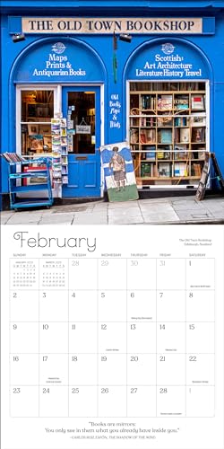 A Calendar for Book Lovers Wall Calendar 2025 - Medaid International