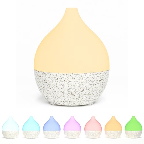 Salking - 100ml Ultrasonic Aroma Diffuser with Auto Shut Off & Warm Light