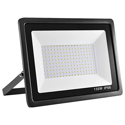 AMZ - 150W LED Flood Light, IP66 Waterproof Security Fixture, 10500Lm