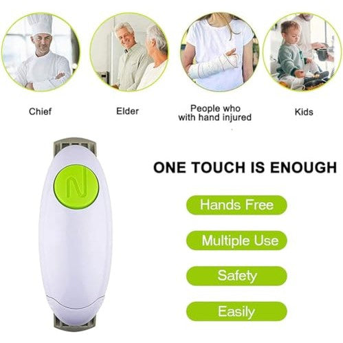 Gayayas - Electric Can Opener with One Touch Switch, Handsfree & Safe Design
