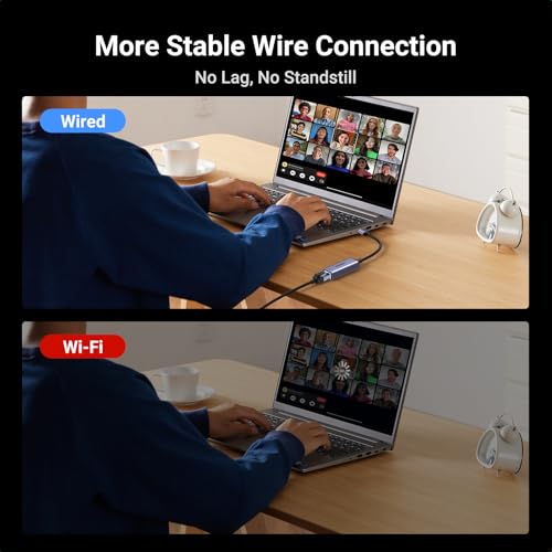 UGREEN - USB to Ethernet Adapter, 1Gbps Speed, Plug and Play, Aluminium Shell