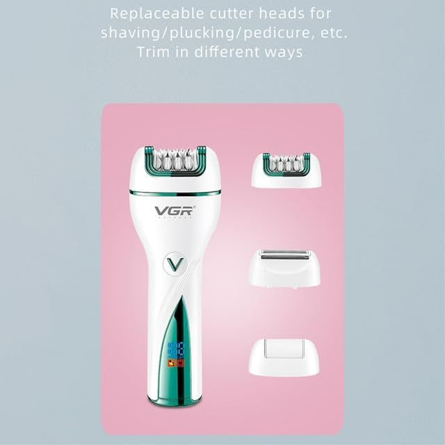 3In1 Women Epilator Electric Female  Hair Removal Vgr V728 - Medaid International