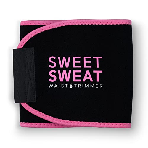 Sports Research® Sweet Sweat Waist Trimmer - Premium Sweat Enhancing Fitness Belt for Women & Men - 5 Adjustable Sizes|B017AGGBTU