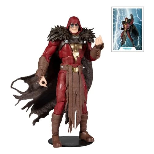 McFarlane Toys - King Shazam 7" Figure, DC Multiverse, The Infected, Includes Accessories