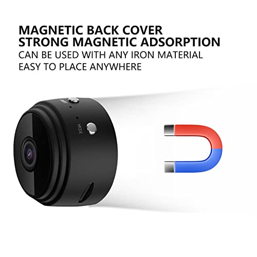 Dpofirs - A9 1080P Mini Surveillance Camera with Magnetic Back Cover, Compact Design