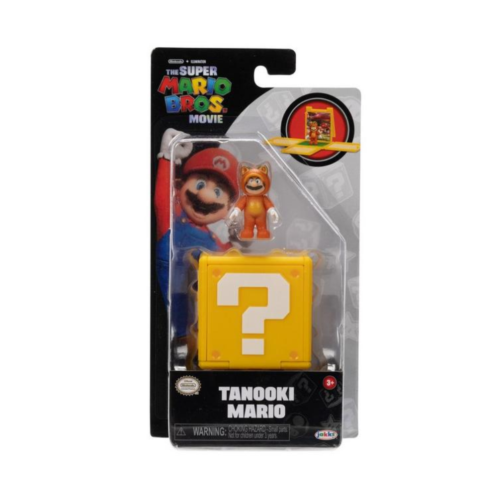 Nintendo Super Mario Movie 1.25" Mini Fig Wave #2 - Tanooki Mario - Medaid International