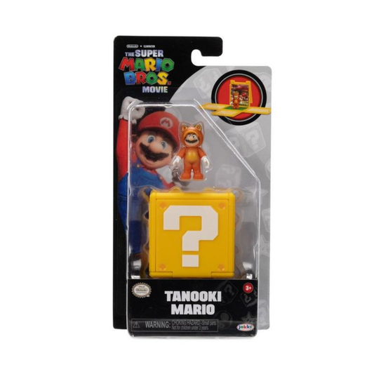 Nintendo Super Mario Movie 1.25" Mini Fig Wave #2 - Tanooki Mario - Medaid International