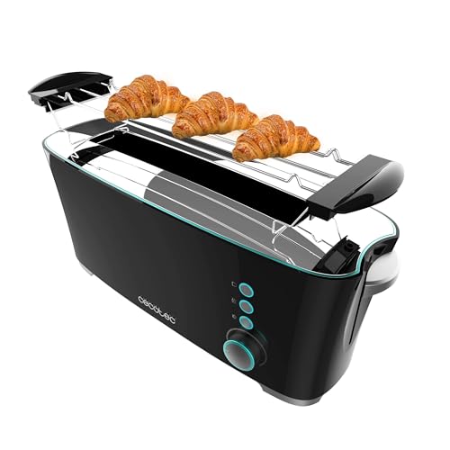 Cecotec - Vertical Toaster with 1000W Power, XL Double Slot, Automatic Stop