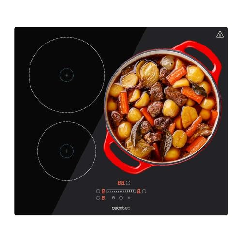 Cecotec - 3-Burner Induction Hob 7400W Power, Timer & Pan Detector