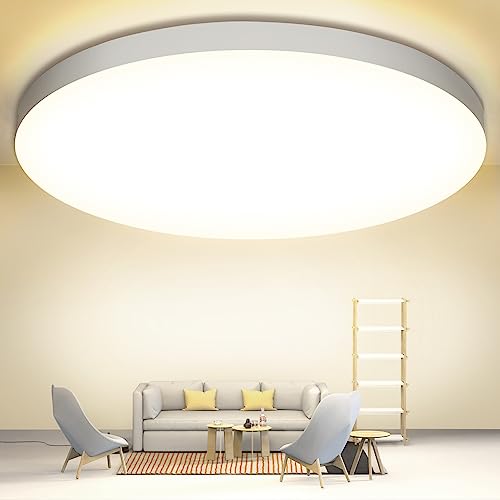 Ouila - LED Ceiling Light 24W 2000LM, IP44 Rated, 4000K for Bathrooms & More