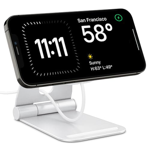 Spigen - Adjustable Aluminum MagSafe Charger Stand for iPhone & AirPods