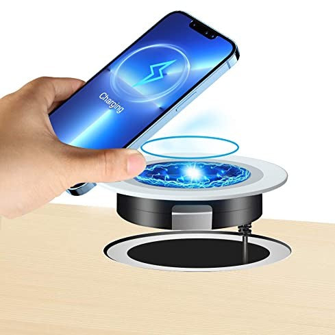 JE Make IT Simple - 15W Fast Wireless Desktop Charger for iPhone and Samsung