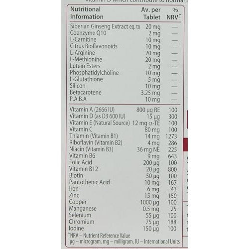 Wellman Vitabiotics 50+ Advanced Vitamin And Mineral Supplement 30 Tablets - Medaid International