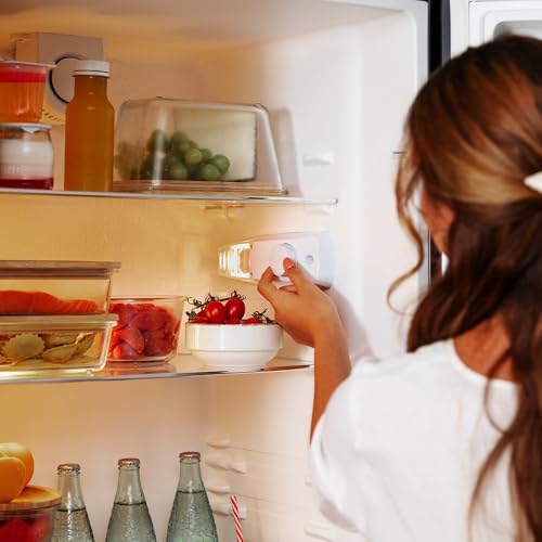 Cecotec - Retro 2-Door Combination Refrigerator, 300L, Temperature Control, Chrome Handle