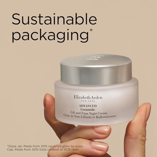 Elizabeth Arden Advanced Ceramide Lift and Firm Face Cream, Hydrating Moisturizer for Night, Infused with Peptides, 1.7 Oz - Medaid International