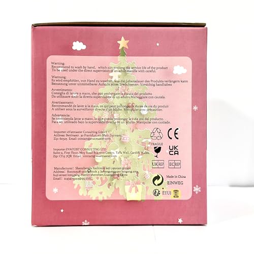 Christmas Gifts For Women Mom Friends Kids Grandma Men Cute Coffee Mugs with Christmas Socks Glass Espresso Tea Cups Kawaii Christmas Stocking Stuffers Decorations Presents Funny White Elephant Gifts - Medaid International