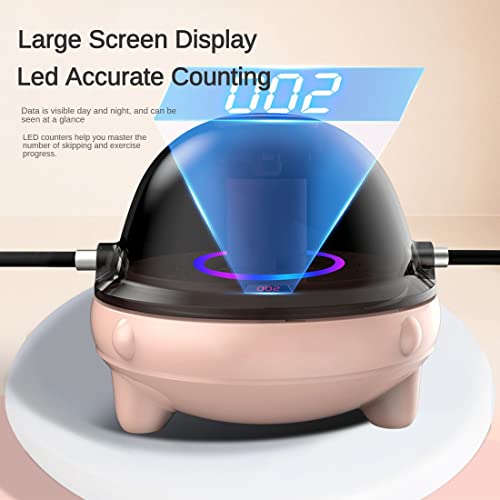 Supwell - LED Counter Jump Rope Machine with Bluetooth, 1-10 Speed Levels, Remote Control