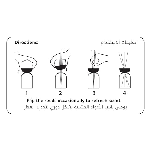 Gulf Orchid Reed Diffuser Blackberry & Grape Aromatherapy Reed Diffuser Air Freshener Fragrance for Home & Office 150ml, 217042 - Medaid International