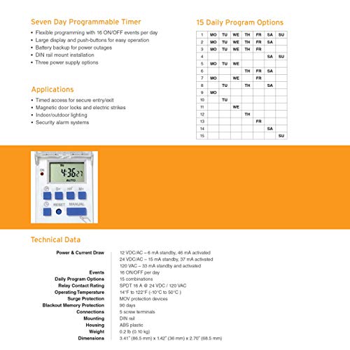 EMX - Programmable 12V Gate Timer for Electric Locks and Magnetic Strikes