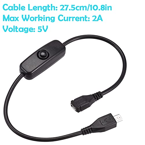 Greluma - Raspberry Pi Power Switch with Micro USB, Push On/Off for Multiple Models