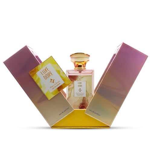 Frais et Frais Luxe Doré Perfume 100ML - Eau de Parfum - Women's Floral Fragrance with Gardenia, Orange Blossom & Patchouli - Medaid International