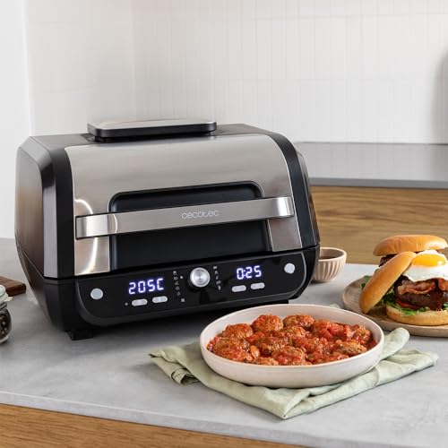 Cecotec - 8L Air Fryer with 1700W Power, 12 Cooking Modes, Adjustable Temp