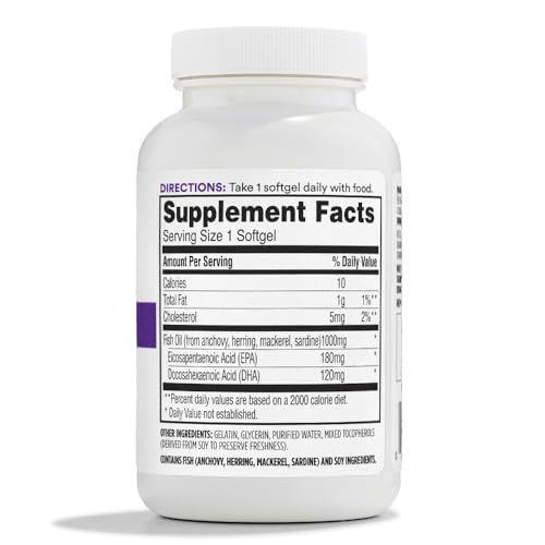365 by Whole Foods Market, Oil Fish 1000 Mg, 100 Softgels - Medaid International