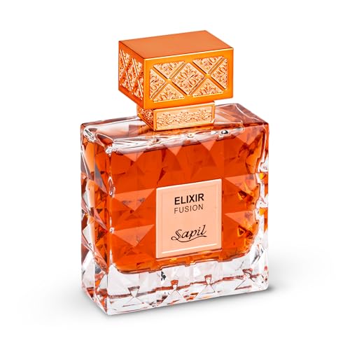 Sapil Elixir Fusion Unisex Eau De Parfum – Floral Fruity Blend with Biscuit, Vanilla & Cinnamon – Long-Lasting Luxury Niche Perfume for Men & Women – 3.38 oz - Medaid International