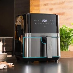 Cecotec - 5.5L Oil-Free Hot Air Fryer with Digital Touchpad & 8 Cooking Modes
