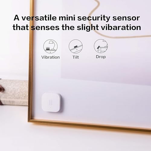 Aqara - Zigbee Vibration Sensor, Wireless Glass Break Detector, Home Automation Compatible