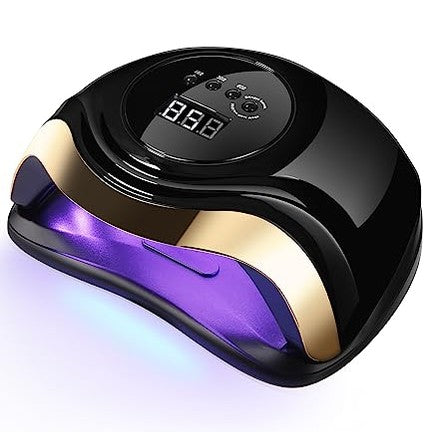 Aokyom - 168W UV Nail Lamp with 36 LEDs, 4 Timers & Large LCD Screen