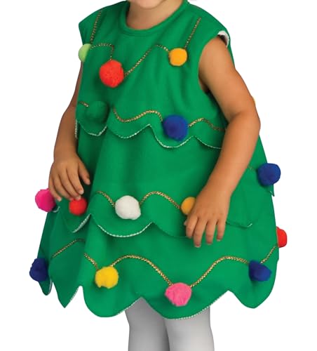 Rubies Lil Christmas Tree Costume for Kids, Unisex Small - Medaid International