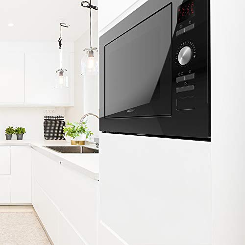 Cecotec - Built-In 25L Microwave, 900W Power, 5 Cooking Levels, Digital Control