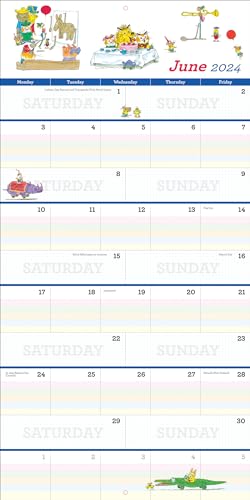 Richard Scarry Big Busy Family 2024 Wall Calendar: Track Every Family Member's Daily Activities - Medaid International