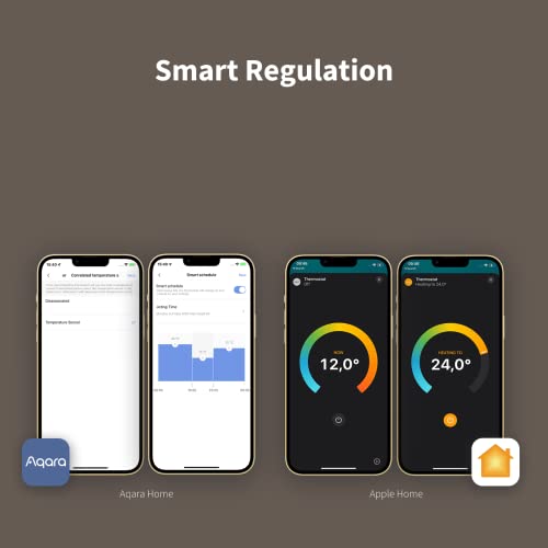 Aqara - Smart Radiator Thermostat E1 with Voice Control & HomeKit Compatibility