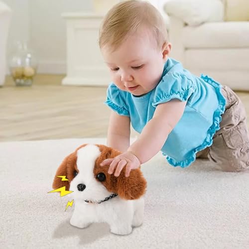 Petsi - Interactive Electronic Plush Dog Toy with Shaking Feature, Calming Sleep Aid for Puppies
