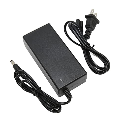 Dpofirs - 42V 2A Battery Charger for 36V Lithium Batteries, Universal Power Supply, 100-240V Input, Includes 4 Adapters