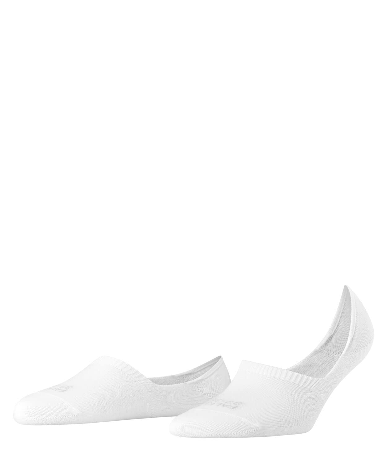 FALKE Women Step High Cut Invisible W 1 Pair, White (White 2000), 6.5-7.5 - Medaid International