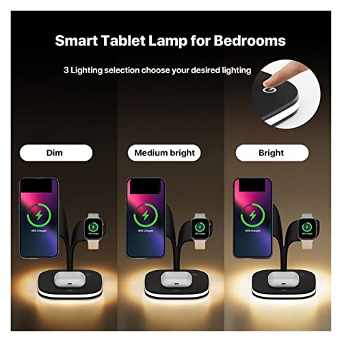 LZFuiop - 3 In 1 Wireless Charger Holder for Phone, Watch & Earbuds, Fast Charging