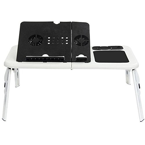 Tempo Di Saldi - Folding Tablet Table with Fans, Notebook Rest, Compact Design