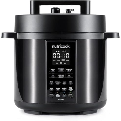 Nutricook Smart Pot 2,6 Liters,9 In 1 Electric Pressure Cooker, Slow Cooker,Rice Cooker, Steamer, Sauté Pot, Yogurt Maker & More, 12 Smart Programs With New Smart Lid"Min 1 year manufacturer warranty": Buy Online at Best Price in UAE - Amazon.ae - Medaid