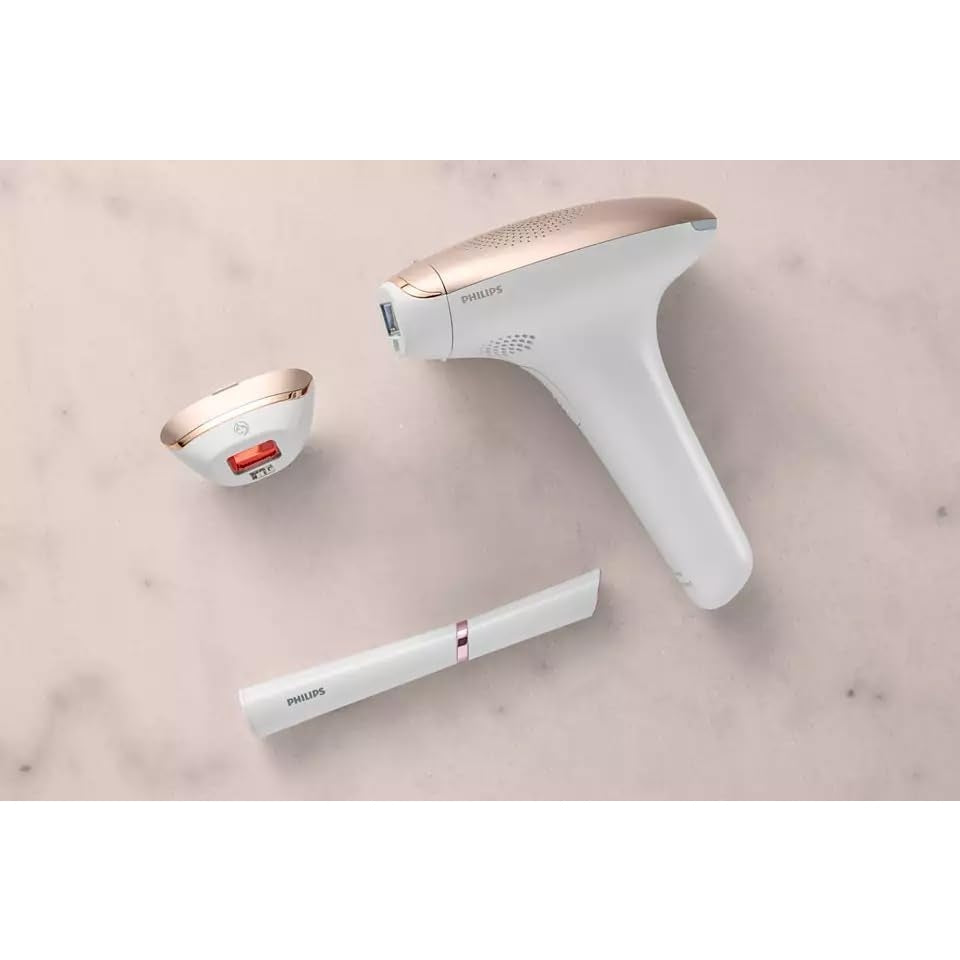 Philips Lumea IPL | Hair Removal | 7000 Series | Skintone Sensor | 2 Attachments | Body, Face | Compact Pen Trimmer | Corded Use | BRI921/60 | 3 months of hair-free smooth skin - Medaid - Lebanon