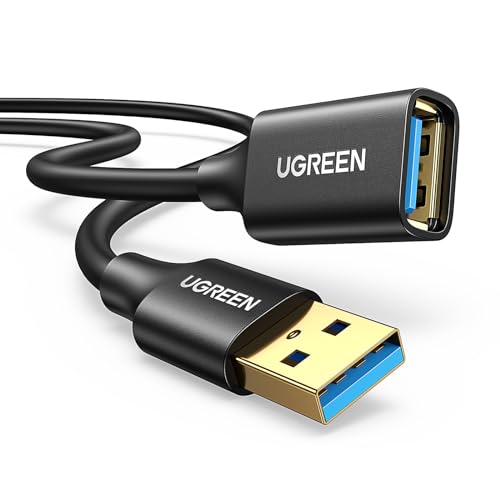 UGREEN - USB 3.0 Extension Cable, Type A Male to Female, High-Speed Data Transfer