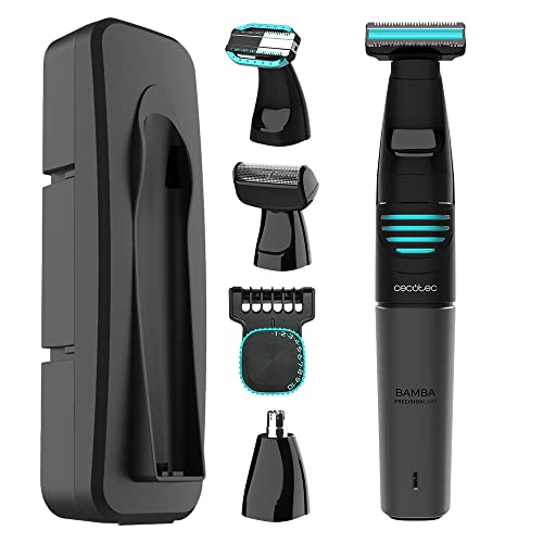 Cecotec - 5-in-1 Waterproof Multifunction Razor with 60 Min Autonomy