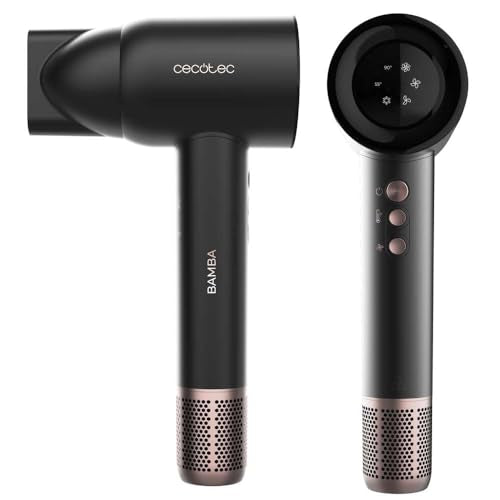 Cecotec - 1600W Hair Dryer with Diffuser, Nano Ion Technology, 3 Heat & Speed Settings